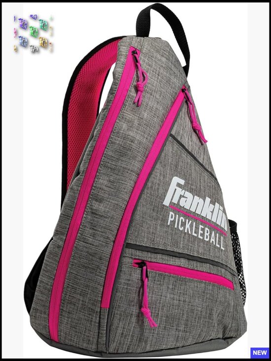 Pickleball Sling Backpack Holds 6 Paddles Balls Gear Organized Travel main image 6